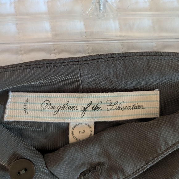 Olive green wide leg pants - Picture 3 of 3